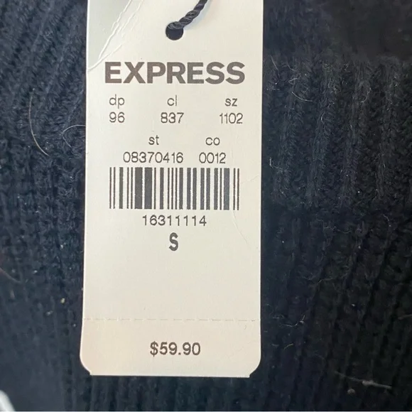 Express black and white logo sweater - Picture 3 of 7